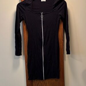 Heart Hips Elegant Black Blouse